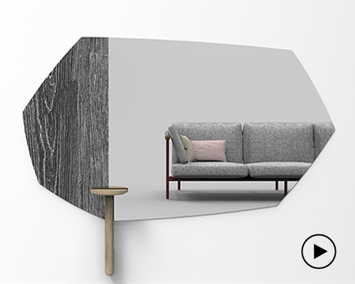 alain gilles juxtaposes fake materials in mirror collection for deknudt