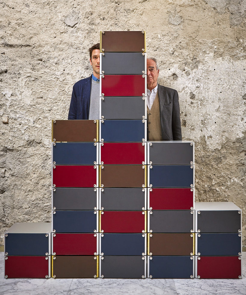 alberto + francesco meda conceive stackable modular shoebox for volta