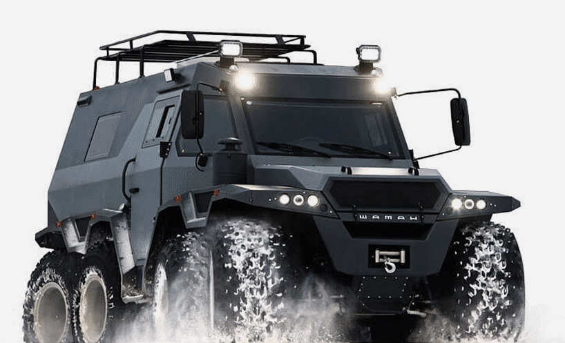 The Avtoros Shaman 8x8 Is An Amphibious All Terrain Vehicle