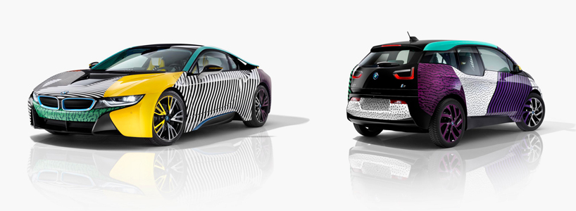 BMW + garage italia customs pay hommage to the memphis group from 1980s