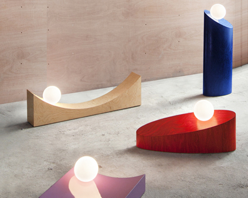 child studio uncovers enigmatic + surreal lighting series at milan design week