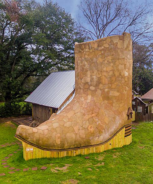 live in this cowboy boot house in texas for just $1,200 a month