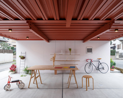 asymmetrical building complex by eureka + maru。architecture maximizes visual porosity