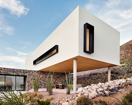 hazelbaker rush realizes mountain sanctuary in texas with stucco and stone