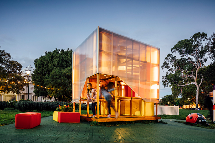 grimshaw develops cubby house concept with a system of moveable blocks