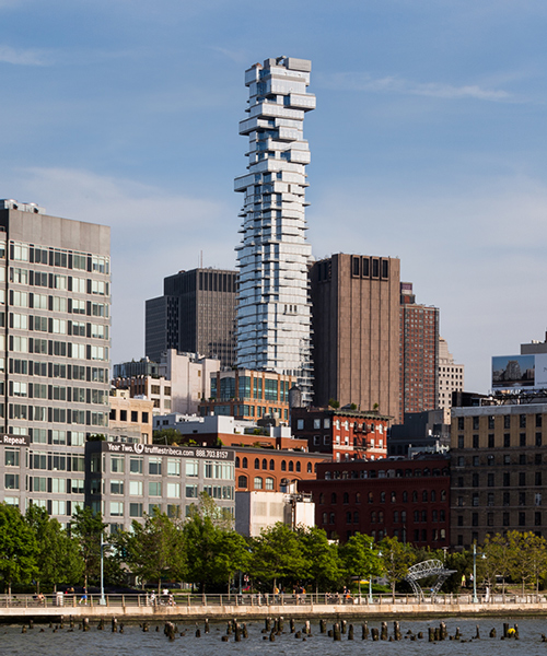 step inside herzog & de meuron's 56 leonard 'jenga tower' in new york