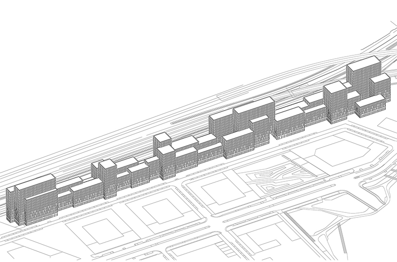 kawahara kraus heidestrasse office complex designboom