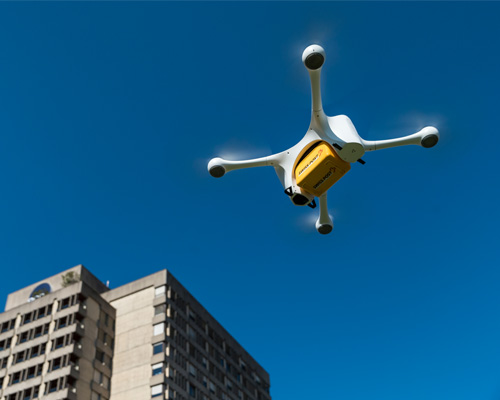 swiss post using drones to transport medical samples between hospitals