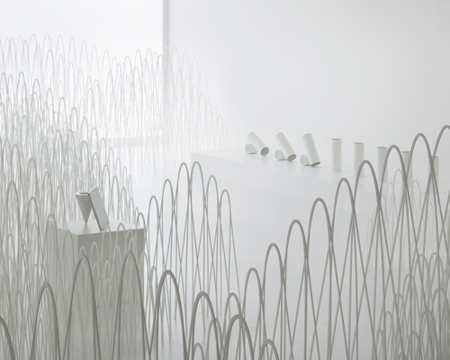 nendo presents 'invisible outlines' during milan design week