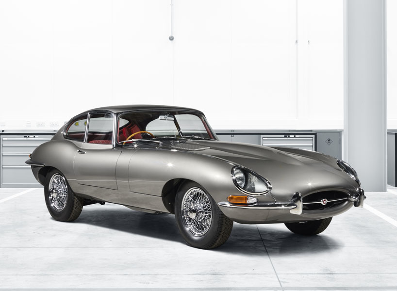 jaguar e type classic reborn designboom