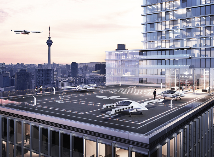 lilium electric aircraft designboom