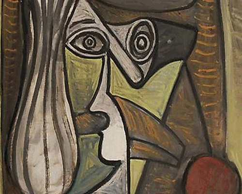 pablo picasso's painted masterpieces get a 3-dimensional metamorphosis