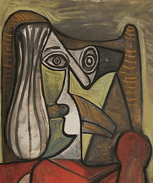 pablo picasso's painted masterpieces get a 3-dimensional metamorphosis