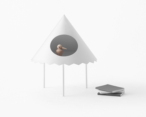 nendo's tent-shaped table collection for cappellini