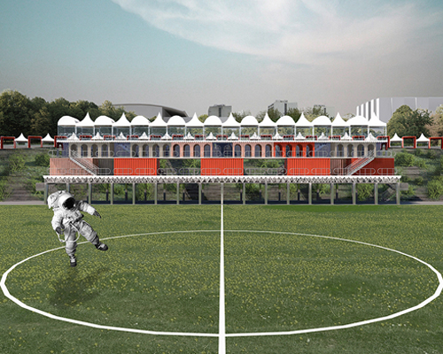 paradigma:ariadné and T+U redefine warsaw sports complex with ephemeral architecture