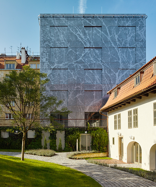 ricardo bofill adds luxury residential building to historic prague courtyard