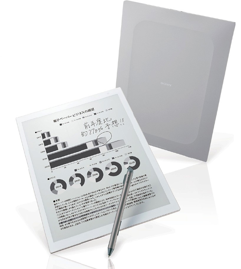 SONY's new A4 tablet recreates the tangibility of writing on paper