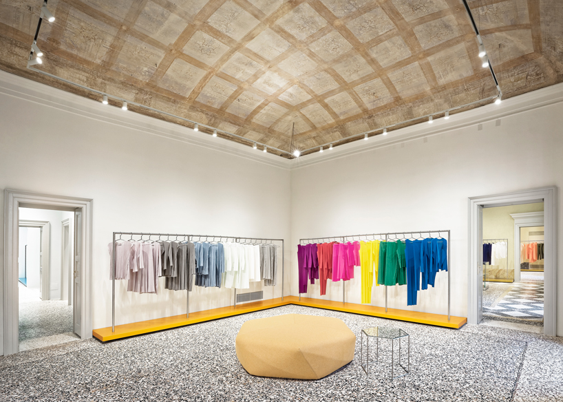 tokujin yoshioka issey miyake milan flagship store designboom