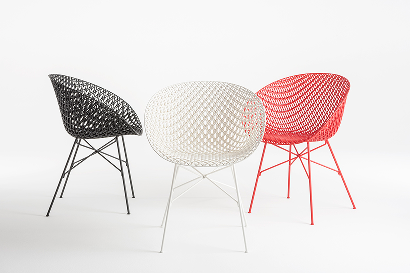 tokujin yoshioka matrix chair for kartell at salone del mobile 2017 designboom