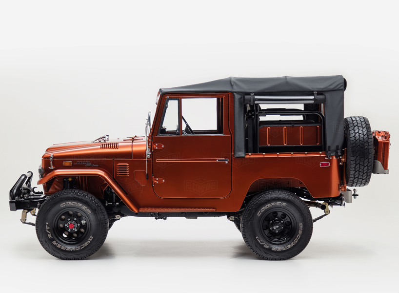 toyota land cruiser FJ49 tonka truck custom 4x4 FJ company designboom