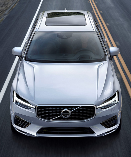 first new volvo XC60 SUV rolls off the production line in torslanda, sweden
