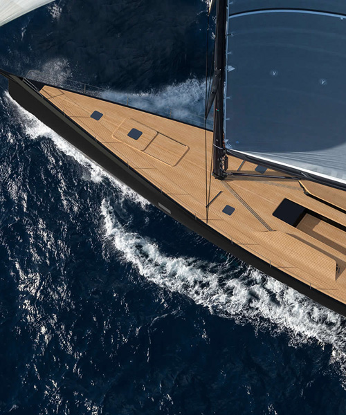 wally is working on a new 93 foot luxury sailing yacht