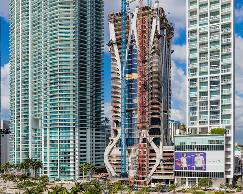 construction update: zaha hadid's one thousand museum in miami passes halfway point