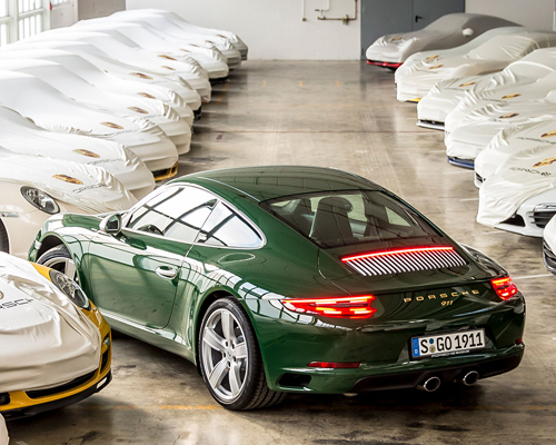 porsche's 1,000,000th 911 sports car rolls off the production line