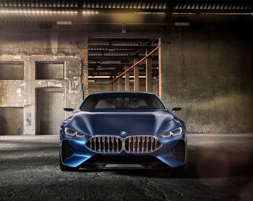 BMW concept 8 series in close detail at concorso d'eleganza villa d'este