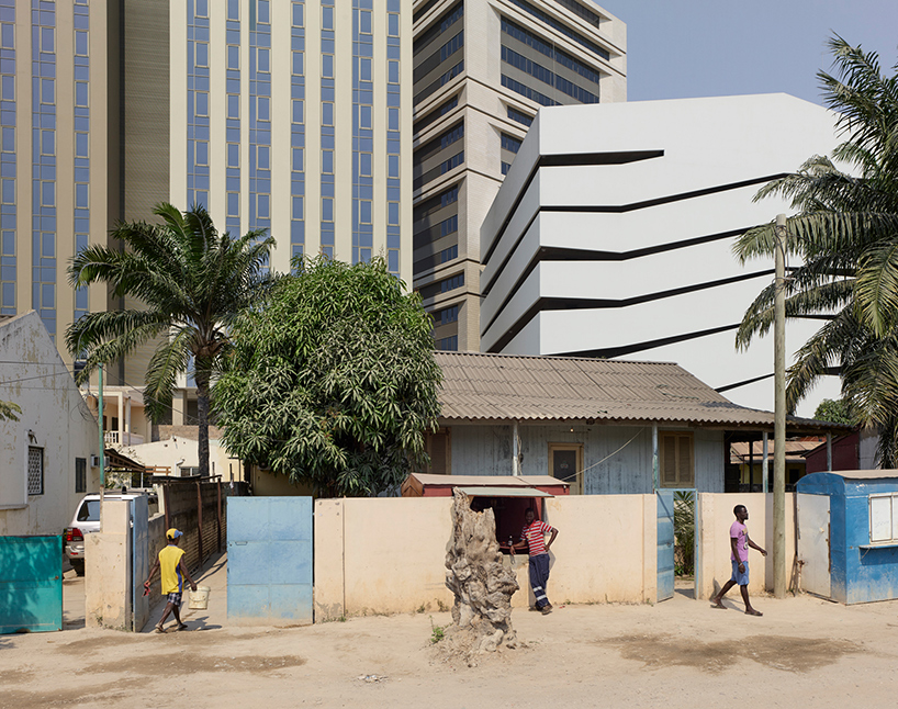 COSTALOPES creates polyhedral white volume for educational institute in angola 