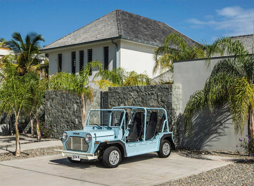 MOKE turns 1960's car into an electric beach buggy