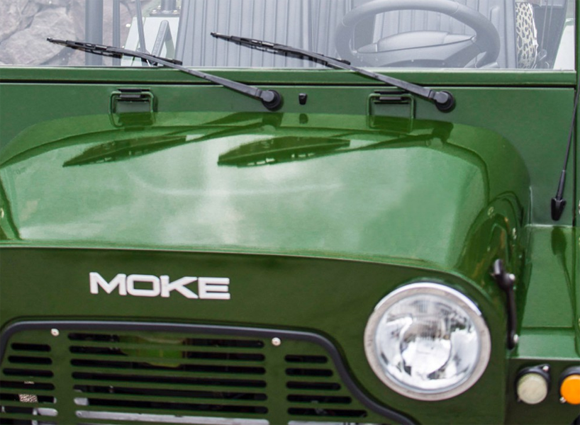 MOKE turns 1960's car into an electric beach buggy