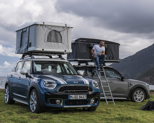 autohome designs a roof tent for the MINI countryman