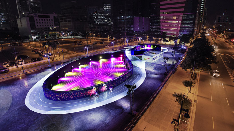 NIKE's unlimited stadium in manila is the 'world's first LED running track'