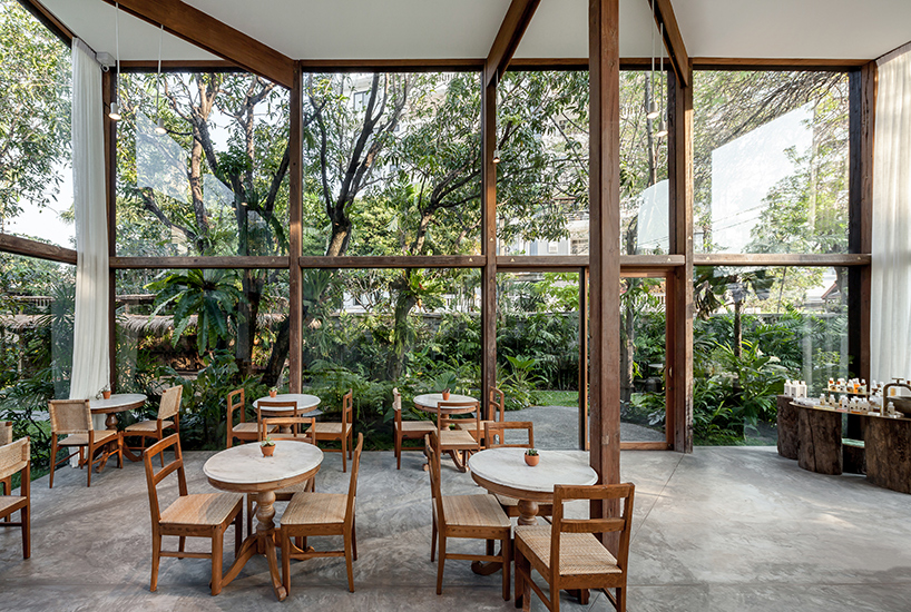 NITAPROW uses reclaimed wood to construct versatile venue in thailand for bodycare brand