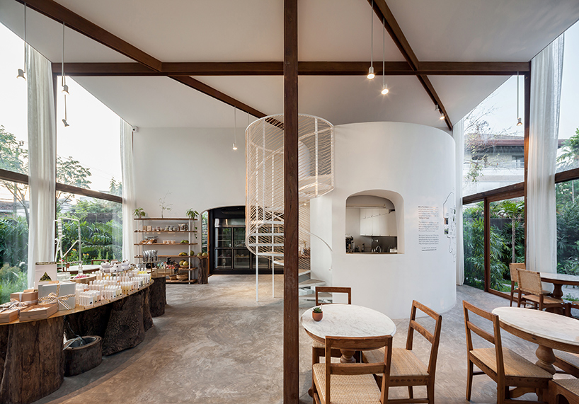 NITAPROW uses reclaimed wood to construct versatile venue in thailand for bodycare brand