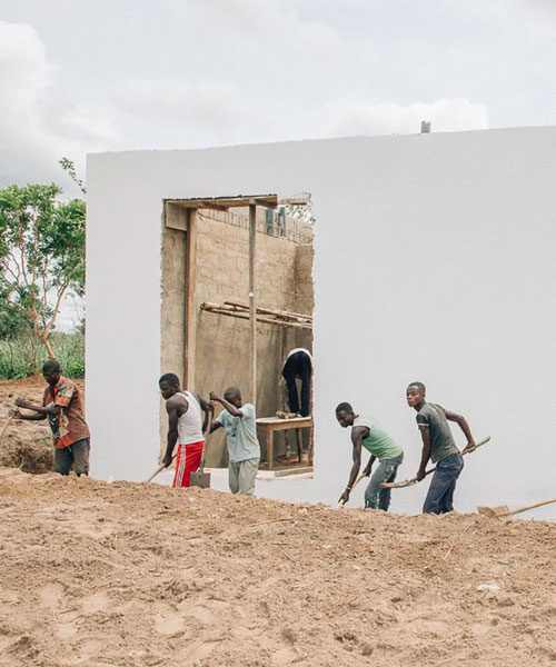 OMA-designed 'white cube' gallery in DR congo highlights the plight of plantation workers
