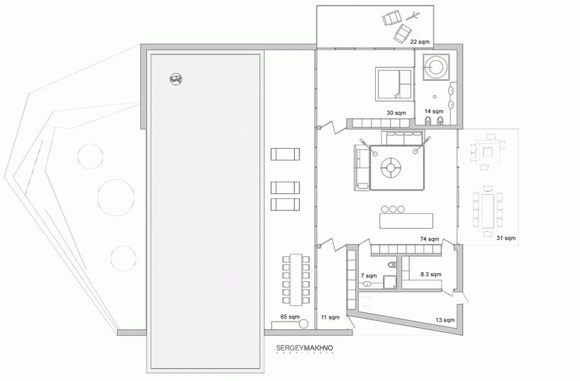 MAKHNO studio's 'rose house' sits atop picturesque ukrainian mountains