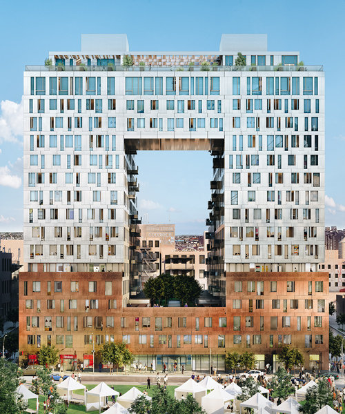 see new images of SHoP's doughnut-shaped '325 kent' apartment complex in brooklyn