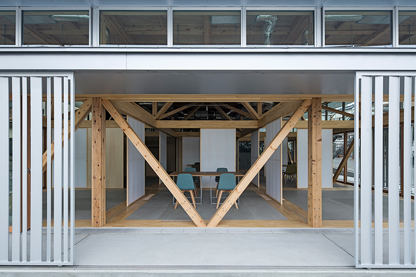 aki hamada constructs adaptable building in japan with shifting façades