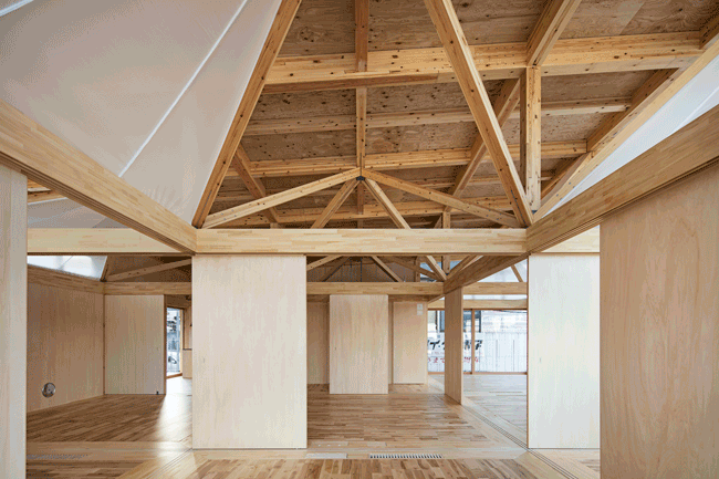 aki hamada constructs adaptable building in japan with shifting façades