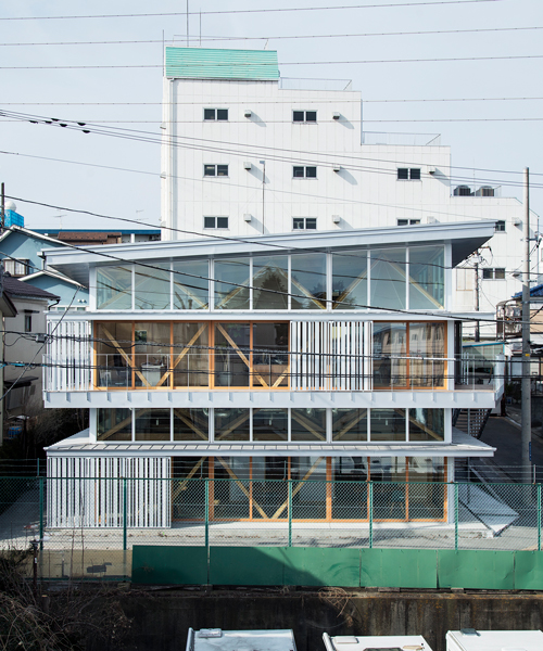 aki hamada constructs adaptable building in japan with shifting façades