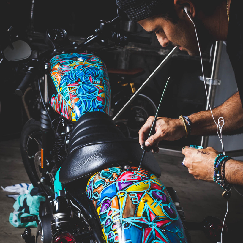 HARLEY-DAVIDSON CUSTOM PAINT JOB!