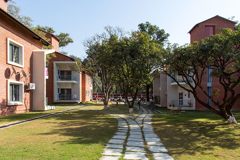 anagram architects builds teachers' residences for a school in the foothills of the himalayas