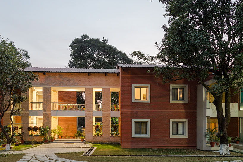 anagram architects builds teachers' residences for a school in the foothills of the himalayas
