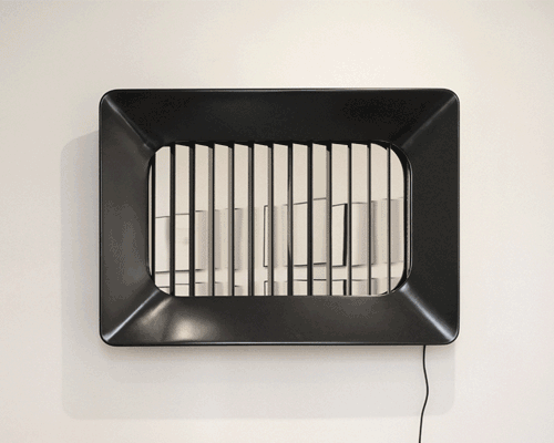 ionna vautrin's billboard mirror reflects visitors to atelier relief