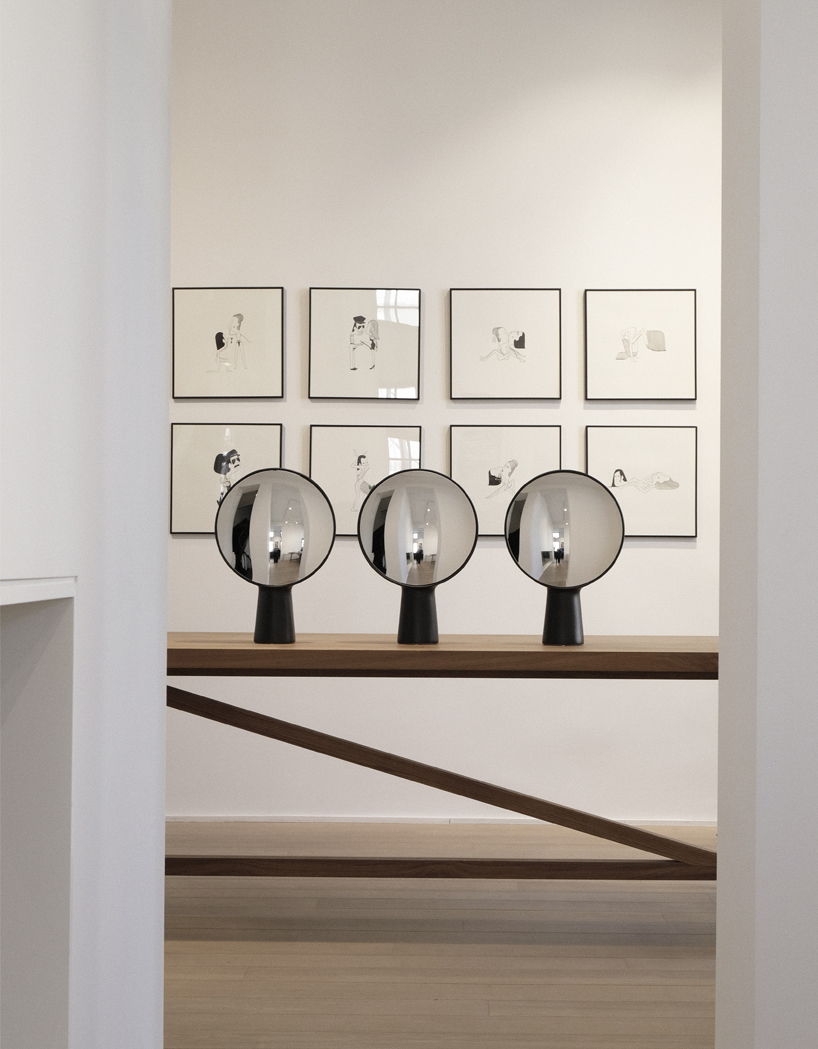 ionna vautrin's billboard mirror reflects visitors to atelier relief