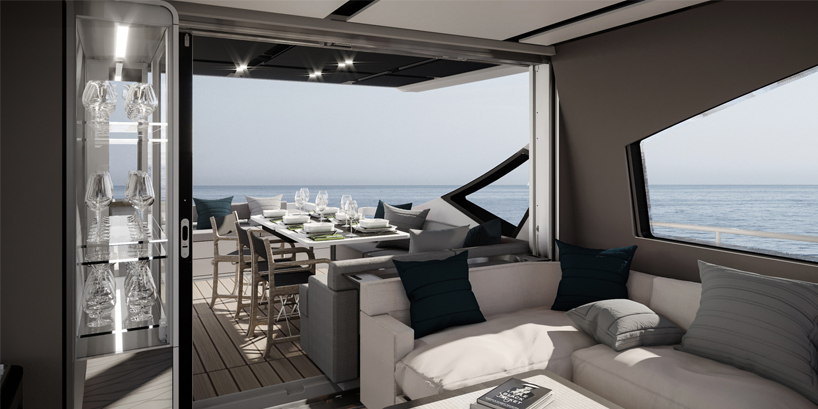 azimut S7 yacht is a fast cruising vision of contemporary design