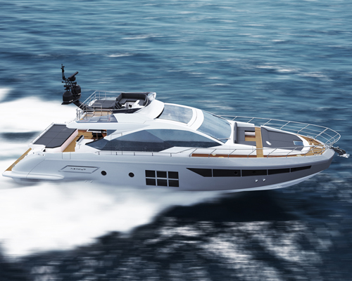 azimut S7 yacht is a fast cruising vision of contemporary design