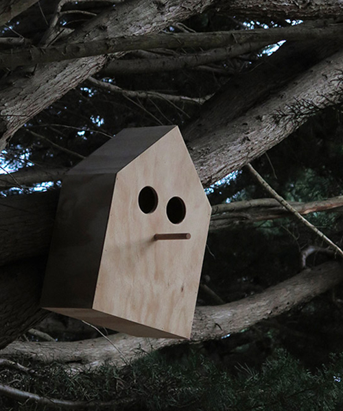 playful birdhouses provide an unconventional home